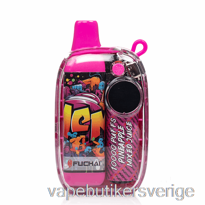 Vape Sverige Sigelei Fuchai 10000 Engångs Ananas Blandad Juice